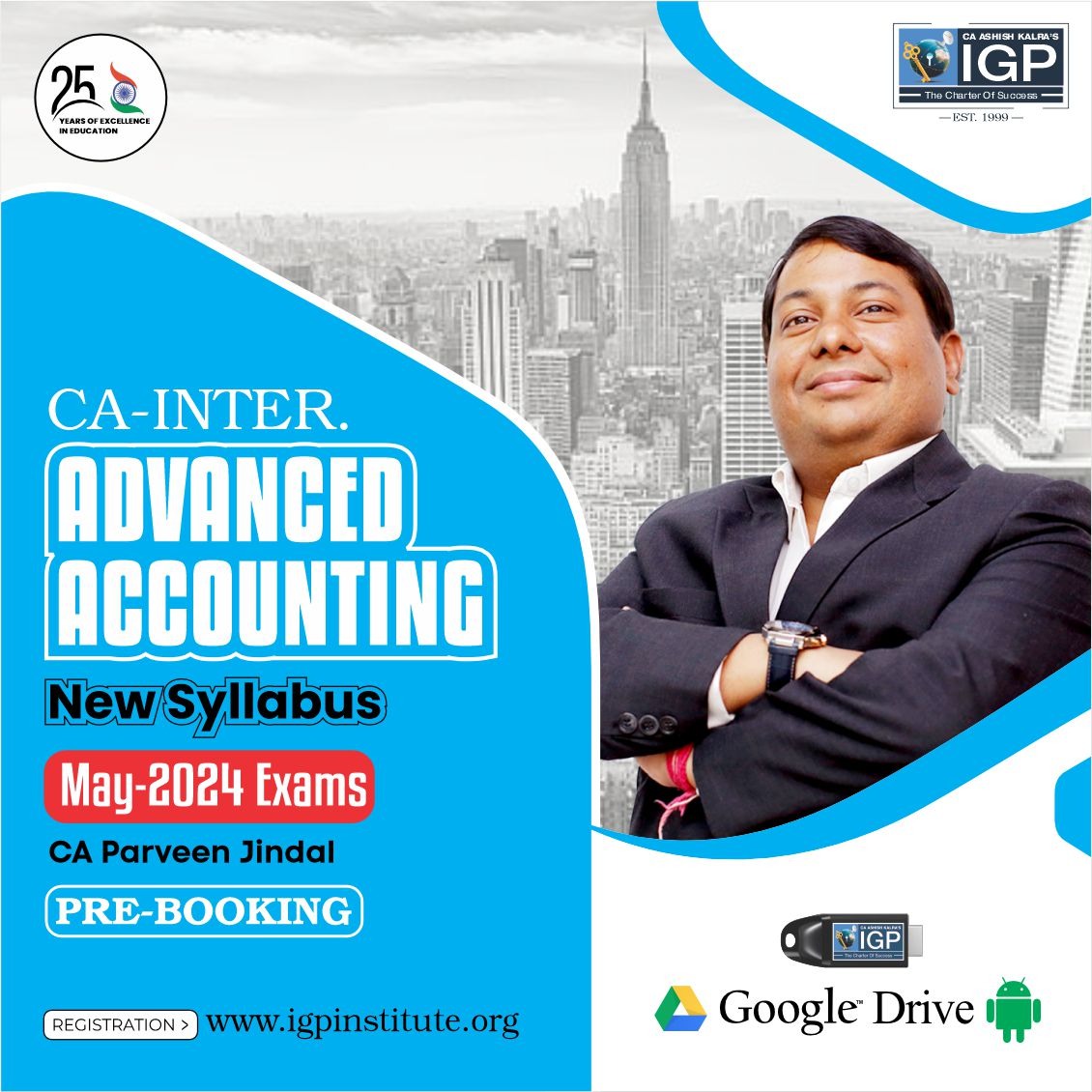 CA Inter Advanced Accounting New Syllabus May 24 Exam-CA-INTER-Advanced Accounting- CA Parveen Jindal